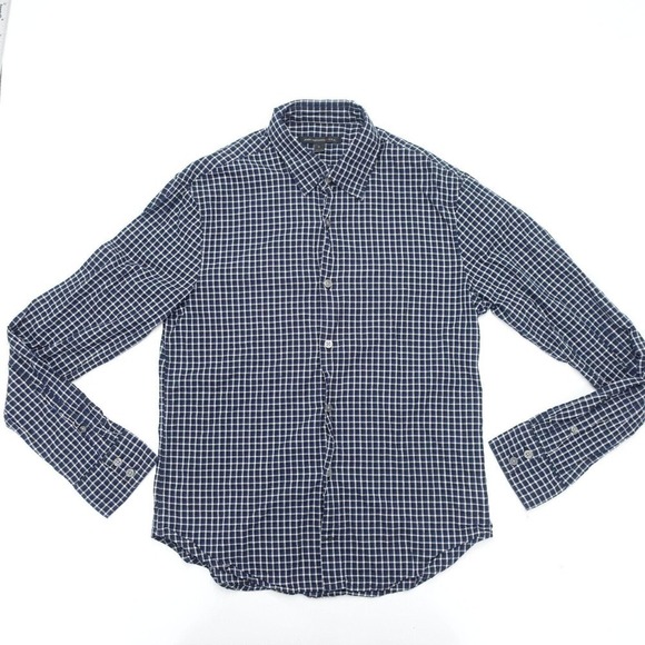 John Varvatos Button-Up Shirt Men's Size S Multicolor Check Long Sleeve Collared - Picture 1 of 7